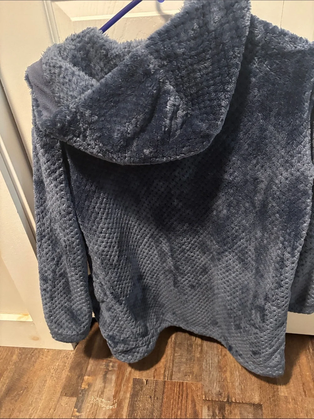 Columbia Plush Hooded Jacket - Blue Gray